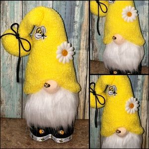 🌻 Sunflower Bumble Honey Bee Hive Spring Summer Gnome 🌻